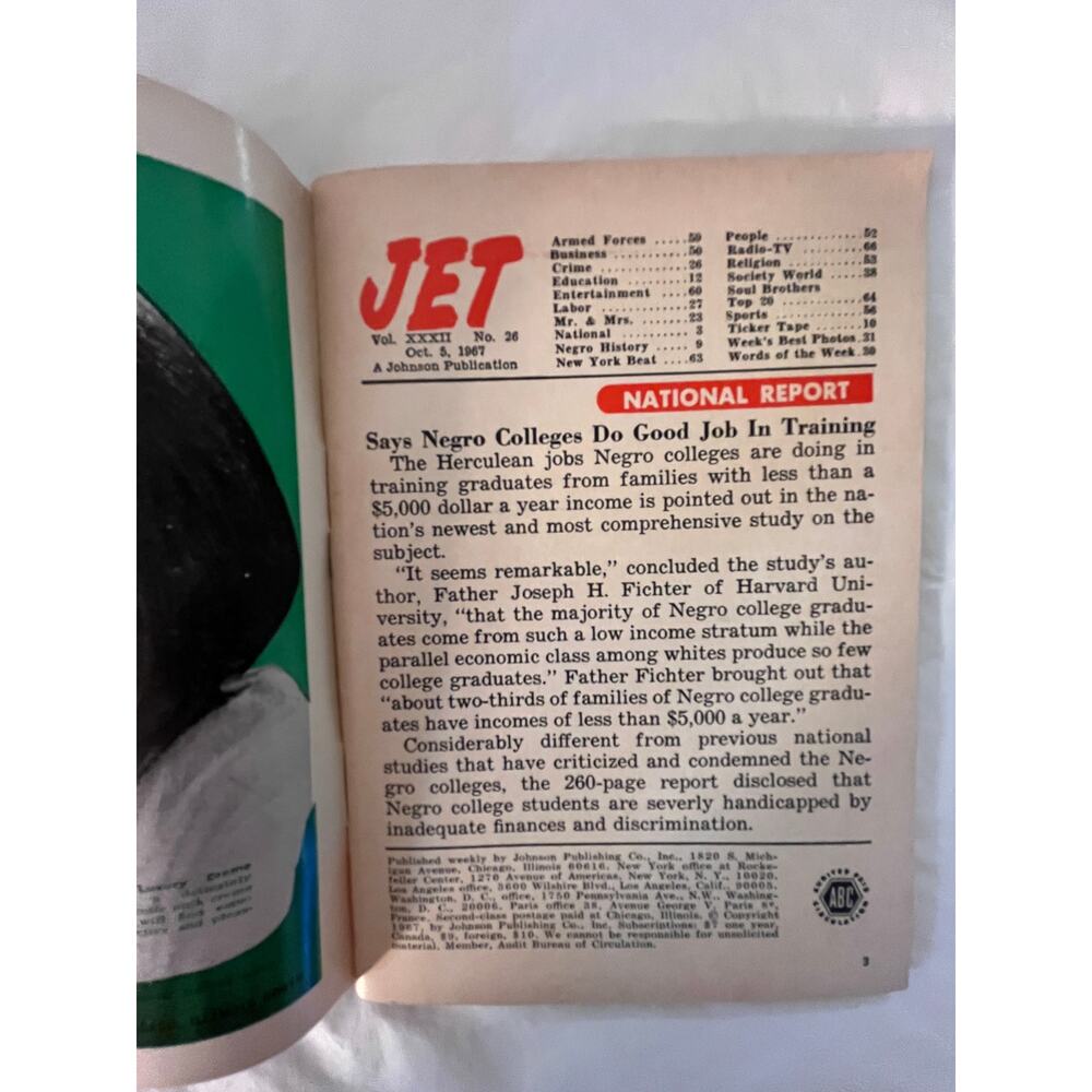 JET Magazine Oct 5 1967 Sharon Marshall Ebony Fashion Fair Fashion Rebellion - Picture 3 of 9
